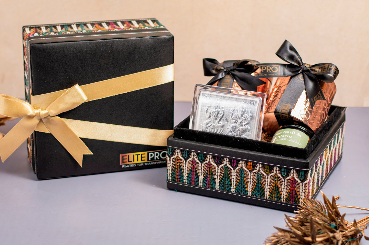 BLACK JUTE BOX