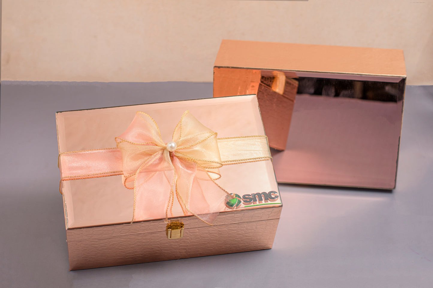 Rose Gold Mirror Box (petite)