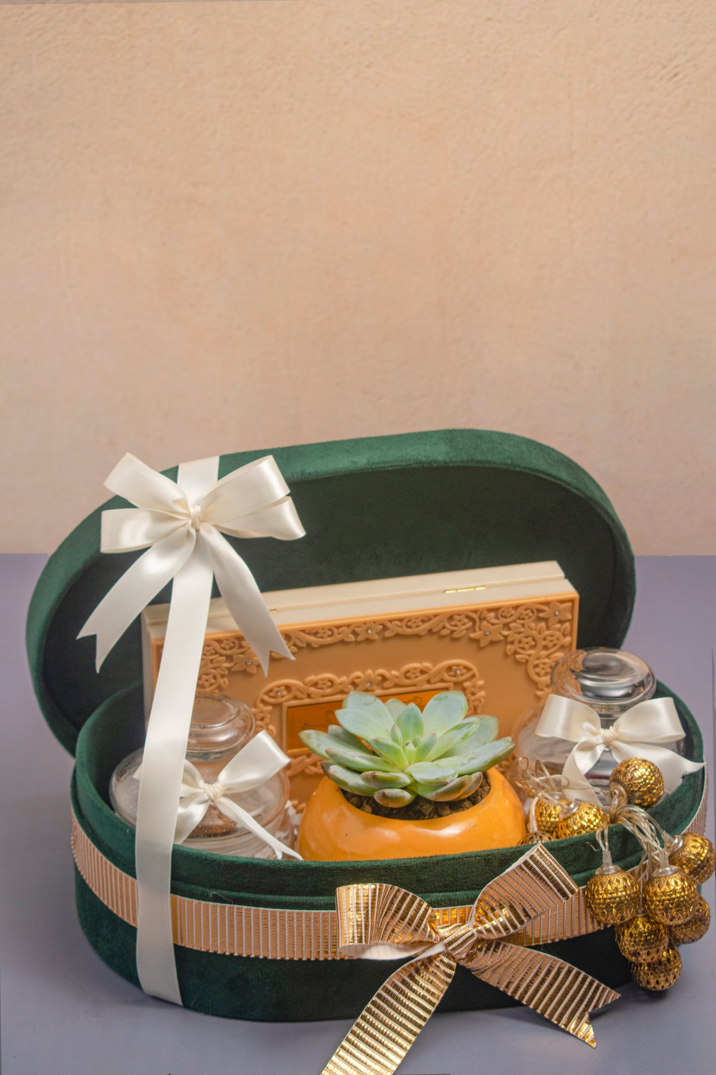 Green Suede Box