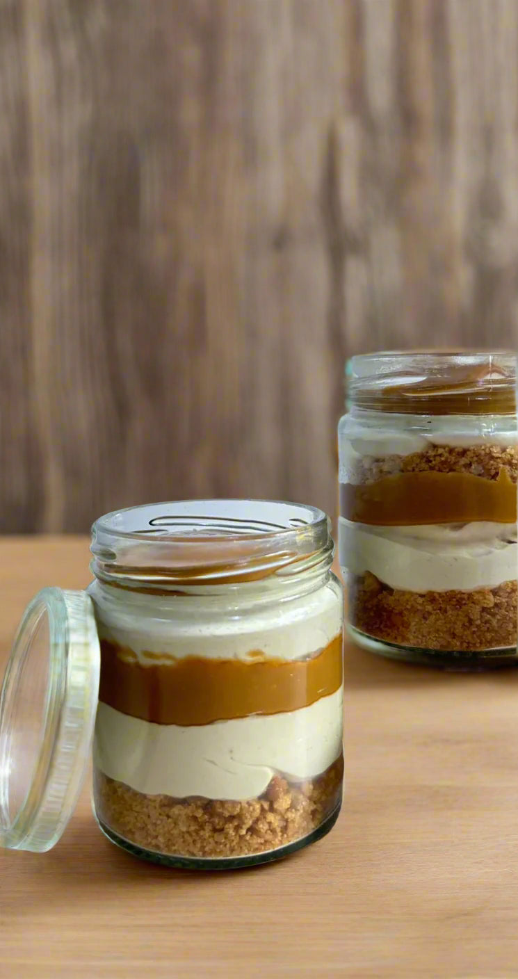 No Bake Biscoff Cheesecake Jar