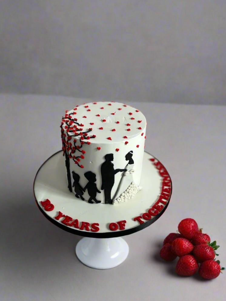 Ever After Anniversary Cake