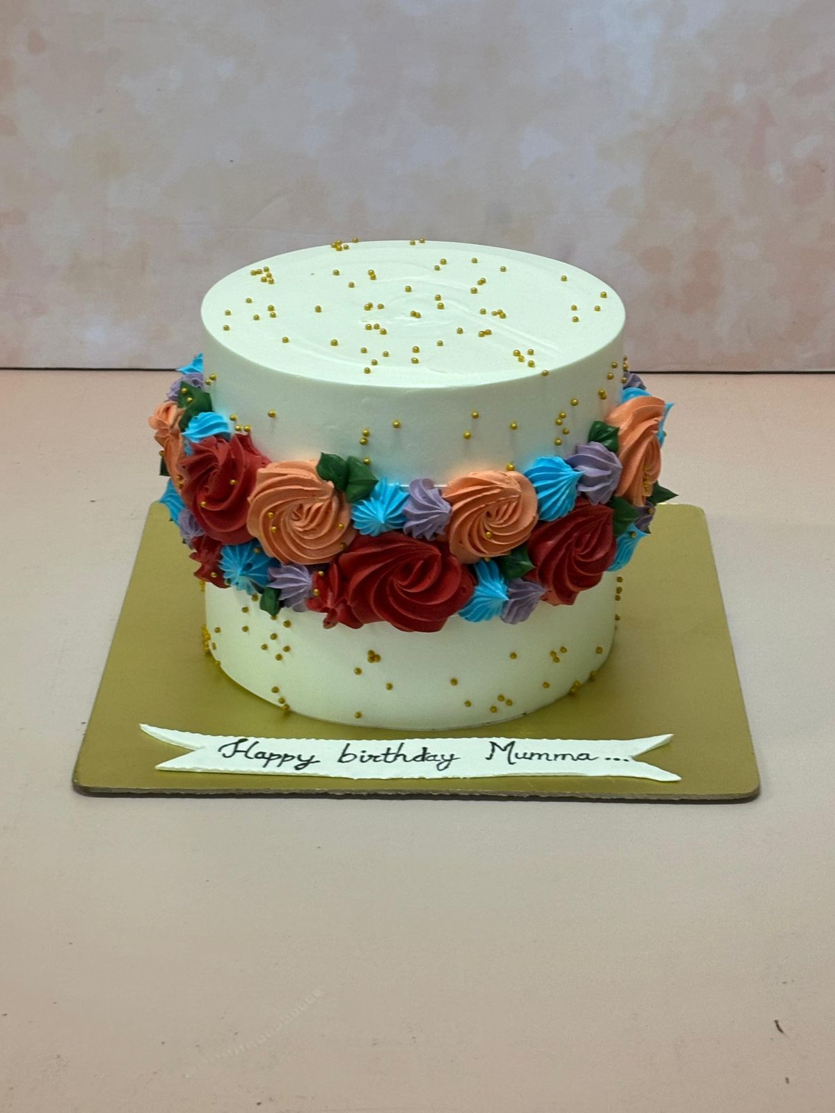 Garden Rose Gala Cake