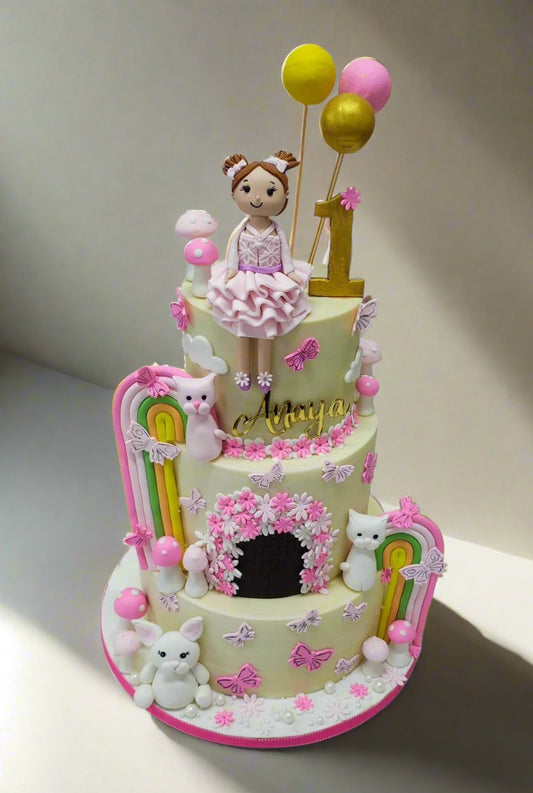 Candlelit Celebration Cake