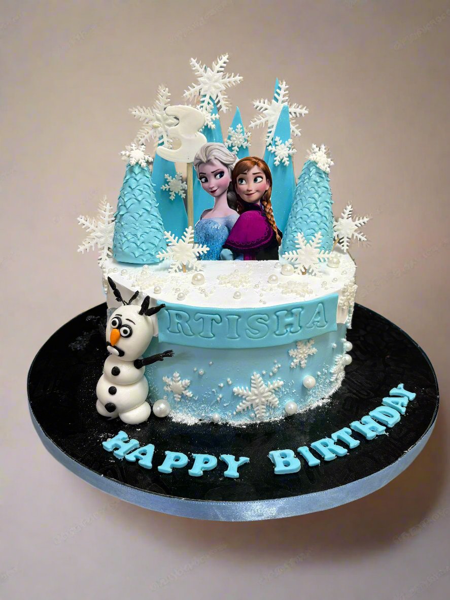 Elsa’s Enchanted Cake