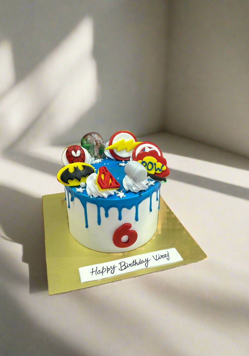 Avengers Theme Cake
